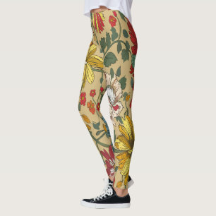 Texture of flowers leggings