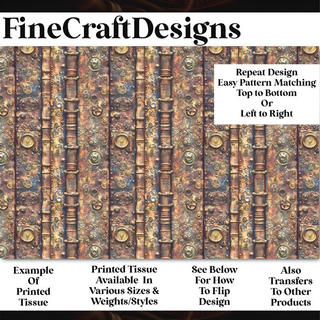 Texture Of Melted Bronze Copper Gold BR2 Decoupage Tissue Paper (Creator Uploaded)