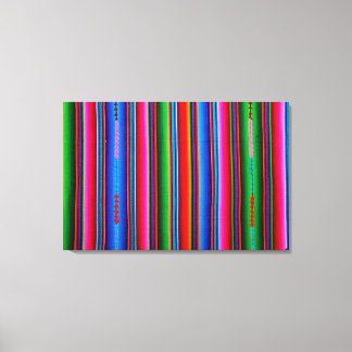 Texture Of Mexican Fabric Canvas Print