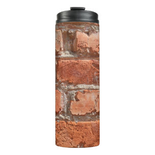 Texture of old weathered brick. Background of old  Thermal Tumbler