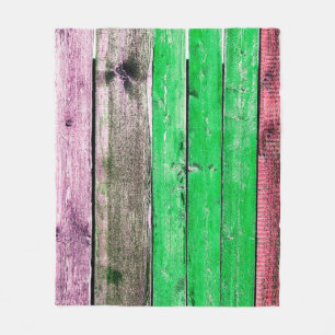 Texture of old wooden fenceabstract,backgrounds,br fleece blanket