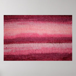 texture of the knitted fabric with an abstract pat poster
