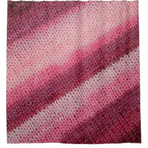 texture of the knitted fabric with an abstract pat shower curtain