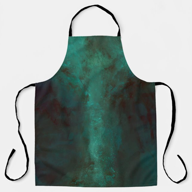 Texture painting grunge gritty apron (Front)