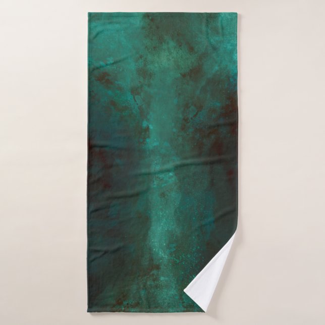 Texture painting grunge gritty bath towel (Bath Towel)