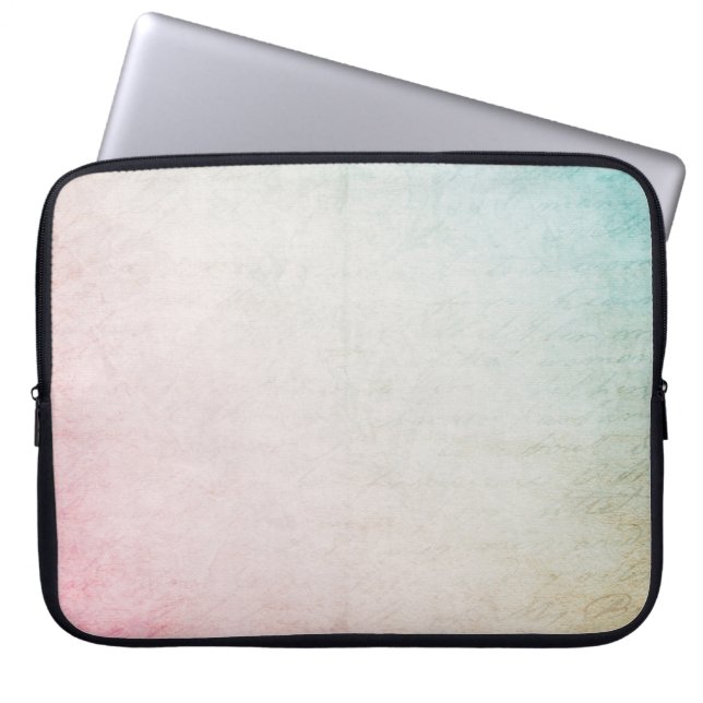 Texture paper colors design laptop sleeve (Front)