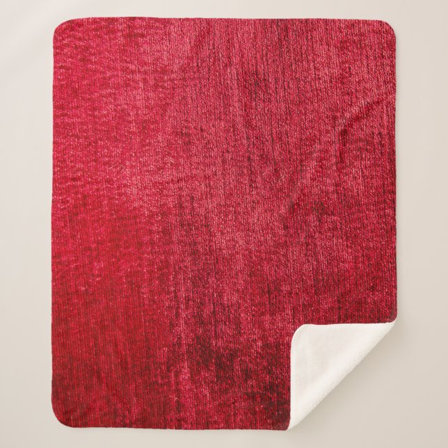 Texture red fabricabstract,background,canvas,close sherpa blanket (Front)