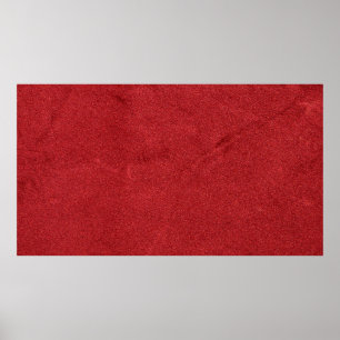 Texture red velvet background poster
