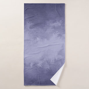 Texture selenium blue acrylic bath towel