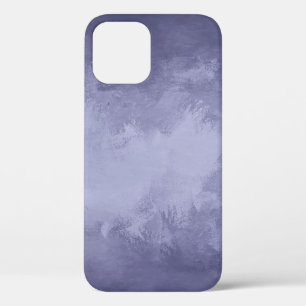 Texture selenium blue acrylic iPhone 12 case