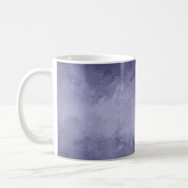 Texture selenium blue acrylic coffee mug (Left)