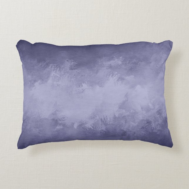 Texture selenium blue acrylic decorative cushion (Front)