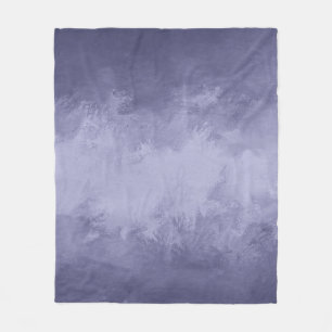 Texture selenium blue acrylic fleece blanket