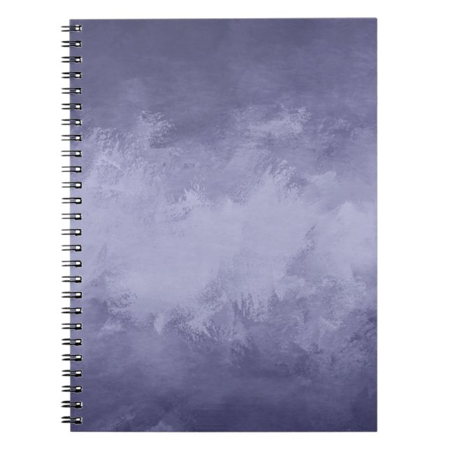 Texture selenium blue acrylic notebook (Front)