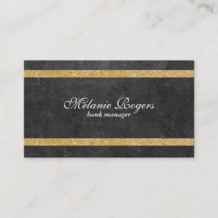 Texture / Slate & gold Business Card