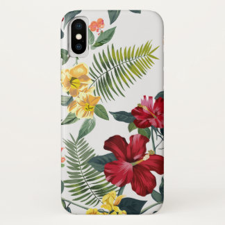Texture Summer Leaf iPhone X Case