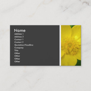 Texture Tone (Buttercup) II Business Card