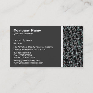 Texture Tone - Inter Faceted Diamond Abstract Business Card