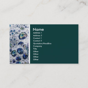 Texture Tone (Soap Suds) - Customised Business Card