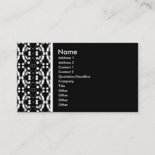 Texture Tone (White Neon Pattern) Business Card