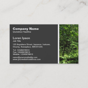 Texture Tone - Woodland Business Card