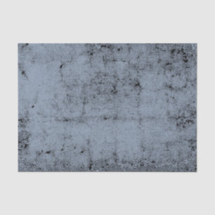 Texture Vintage Dusty Blue Black Grunge Decoupage Tissue Paper