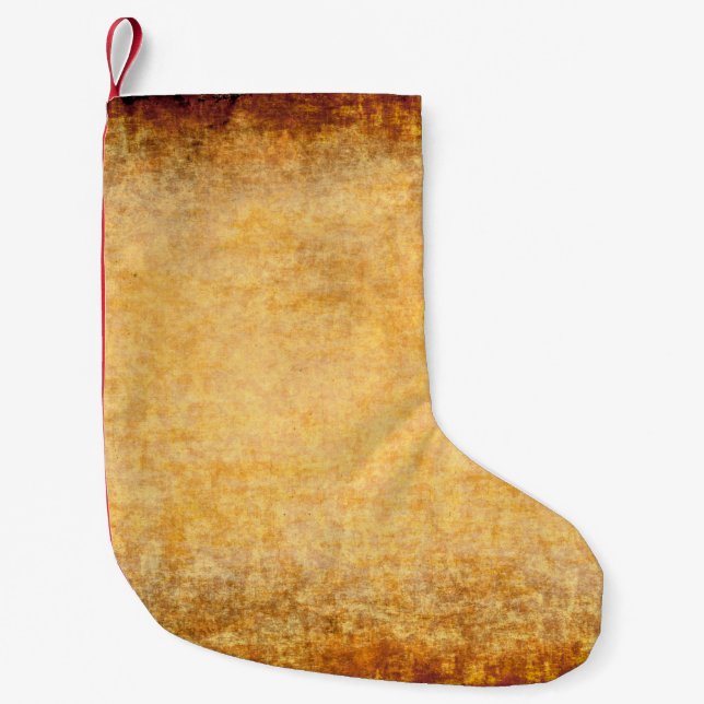 Texture vintage grunge dirty small christmas stocking (Front)