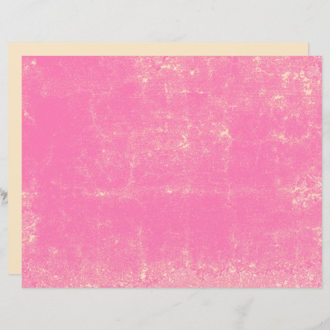 Texture Vintage Pastel Pink Chic Decoupage Pattern (Front/Back)