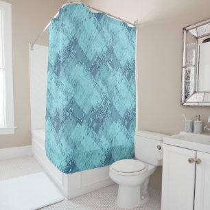 Texture, water and ice. shower curtain