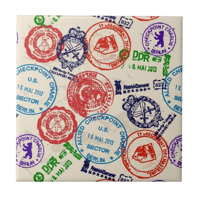 Texture with real stamps. tile (Front)