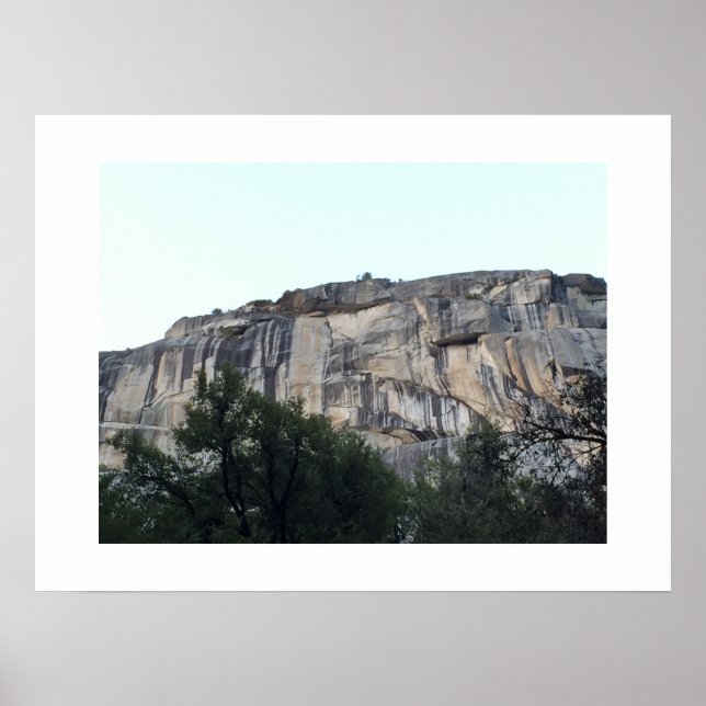 Texture Yosemite Valley Colour Photography Poster (Front)