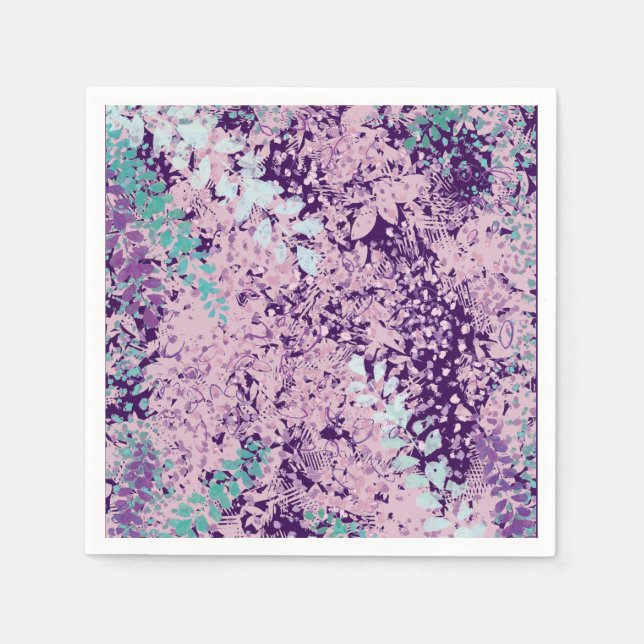textured abstract  napkin (Front)