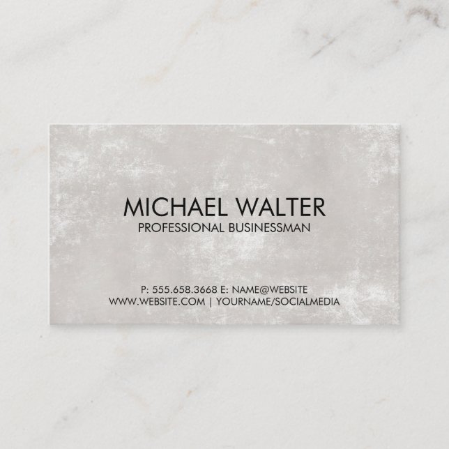 Textured Background Business Card (Front)