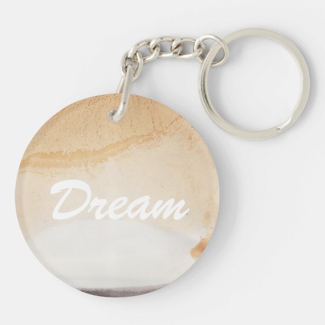 Textured background key ring (Back)