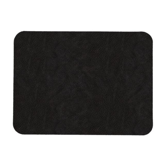 Textured Black Leather 2 Magnet (Horizontal)
