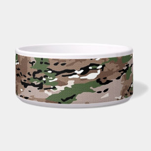 Textured Blended Army Camo Dog