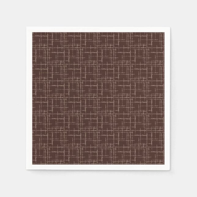 Textured brown. napkin (Front)