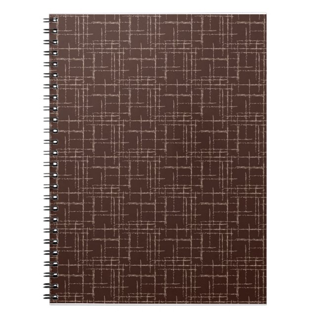 Textured brown.  notebook (Front)