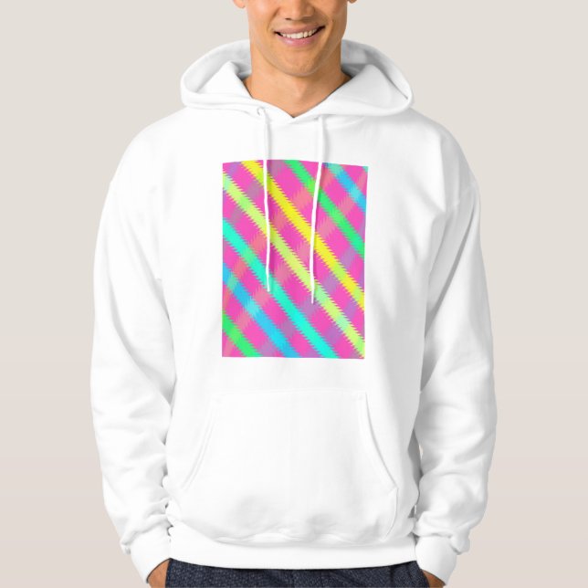 Textured Check Hoodie (Front)