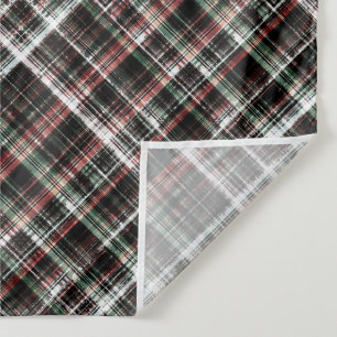 Textured Christmas tartan. Tapestry