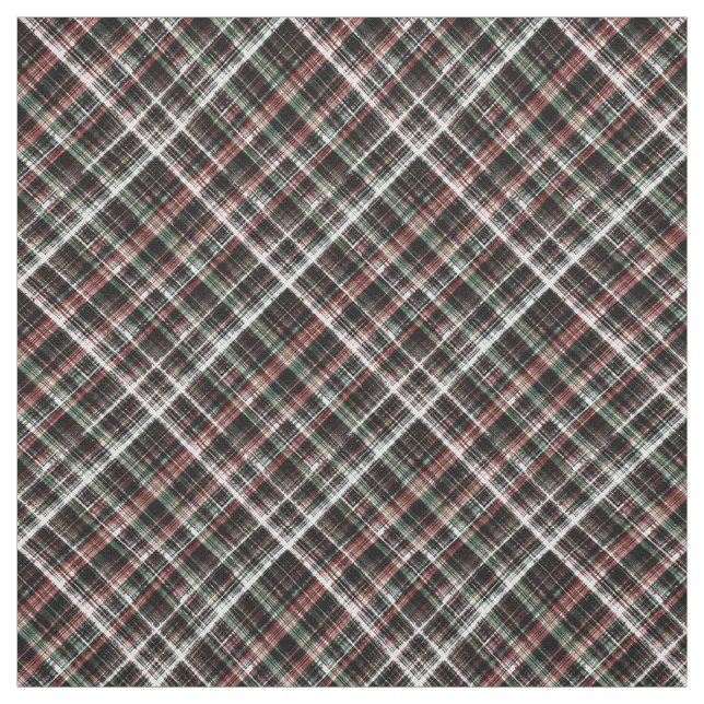 Textured classic tartan. fabric (Swatch)