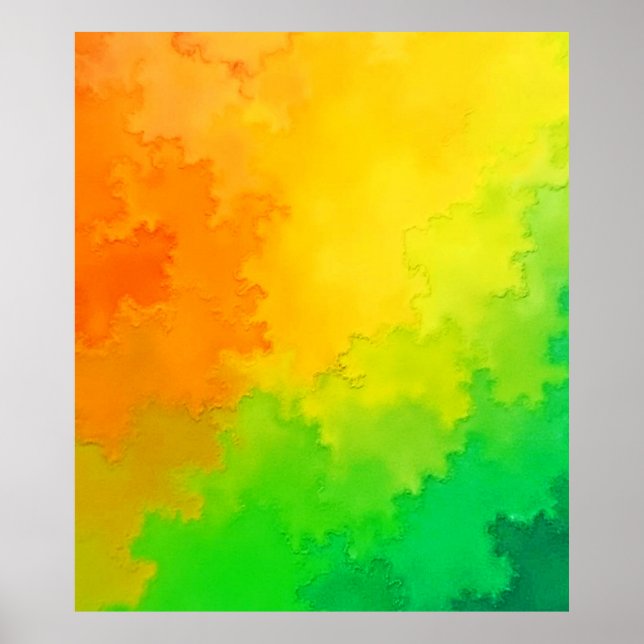 Textured Colour Blend Poster (Front)