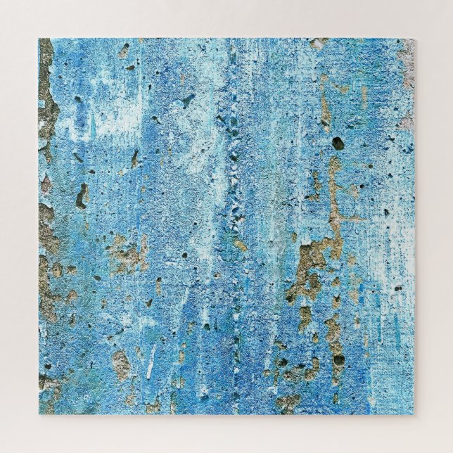 Textured concrete wall, rust stains. jigsaw puzzle (Vertical)