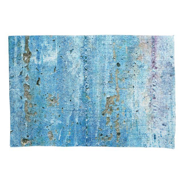Textured concrete wall, rust stains. pillowcase (Front)