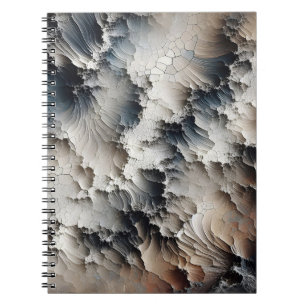 Textured Crackle Contemporary Abstract Notebook