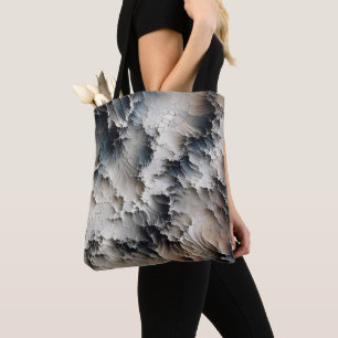 Textured Crackle Contemporary Abstract Tote Bag