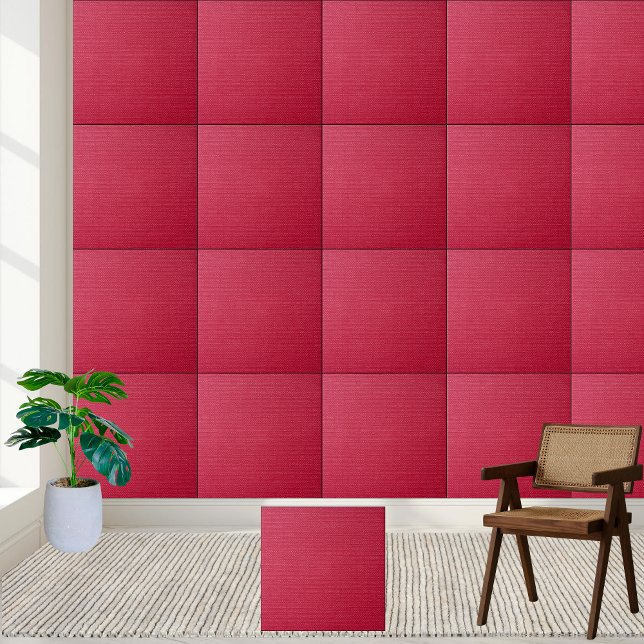 Textured Crimson Ceramic Tile Style 2 (Textured Crimson Ceramic Tile Style 2)