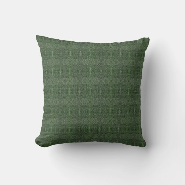 Textured dark grey-green.  cushion (Front)