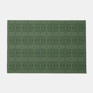 Textured dark grey-green.  doormat