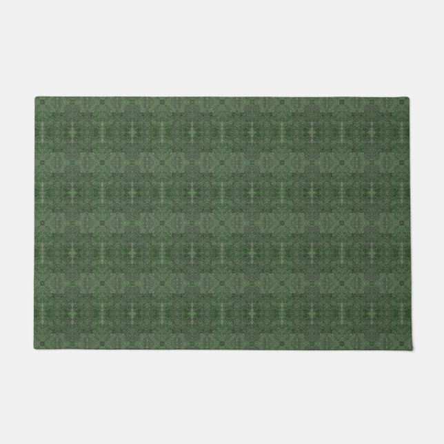 Textured dark grey-green.  doormat (Front)
